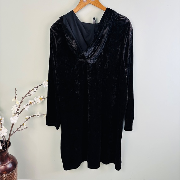 Torrid Velour Hooded Long Sleeve Mini Lounge Gown Size 4X - Picture 5 of 5